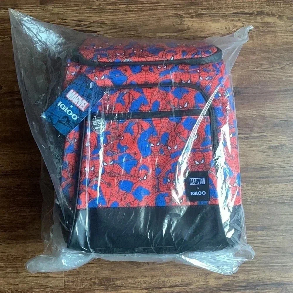 Igloo SpiderMan 28 Can Insulated Backpack Cooler NWT